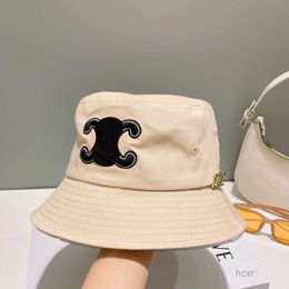 Hats Bucket hat cap designer hats luxury hat women solid color embroidery diamond gold label fashion sun hat men couple hat summer casu