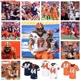 2023 Syracuse Orange Football Jersey 14 Jeremiah Wilson 97 Belizaire Bassette 26 Aman Greenwood 90 Terry Lockett 50 J'onre Reed 19