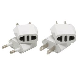 US Plug Travel AU EU European to USA Outlet Plugs Universal AC Input Europe/Asia to USA/Canada Power Socket International