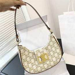 Designer Hobo For Woman Fashionable Underarm Package Luxury Ladies Shoulder Bag 2 Colours Handbags Letter Purses Sac Sous Les Aisselles