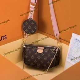 2023 M44823/48813 3A Pochette bag Date code Luxury crossbody handbag Favourite multi accessories wallet 3 pcs bags wallets Women designer purses shoulder bags 61276