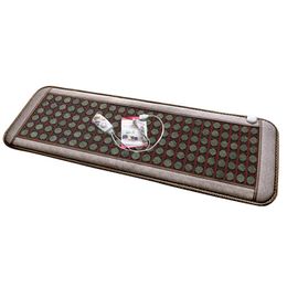 Heating Jade tourmaline Massage mattress Natural Infrared Mat Sofa Cushion thermal physiotherapy Bed Germanium heated 220v223c