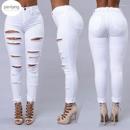 Women's Jeans 2023 Ripped For Women Sexy Skinny Denim Fashion Street Casual Pencil Pants Female Spring And Summer Clothing
