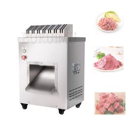 Upgrade Commercial Meat Slicer Electric Desktop Meat Cutter Stainless Steel Canteen Meat Cutting Cut Vegetables Machine