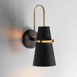 Wall Lamp Modern Simple Horn Light LED Bathroom Living Room Background Bedside Restaurant Iron Art Home Decor Fixture