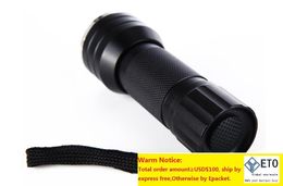 Newest Mini Portable UV Ultra Violet Purple 21 LED Flashlight Blacklight High Brightes Torch Lamp Light 395nm ZZ