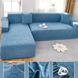 Chair Covers Sun Flower Solid Sofa Cover Cushion 3 2 Seater Plush Korean Living Room Protector Clothes Sets Slipcover Rectangular