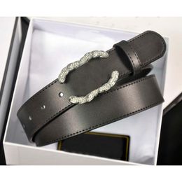 Channel Cclies High-Quality Designer Belt Luxury Women Belt Fashion Diamond Pearl Set Width 3.3Cm Classic Mens Casual Womens Jeans Dress Belts 377