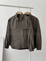 New fall men's urban military style multi-embroidered shirt-style jacket Long sleeve bull shirt jacket