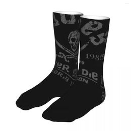 Men's Socks Harajuku The Goonies Never Say Die Skull Woman 2023 Female Sport