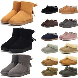 Tazz Australia Designers Flyffy Tasman Boots Slippers Chesut Booties For Women Ug Snow Over The Knee Winter Womens Platform 76