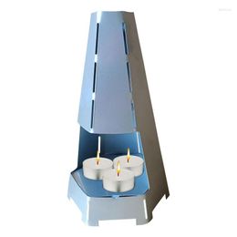 Candle Holders Iron Tea Light Stove Metal Heater For Indoor Tealight Room Oven Holder Without