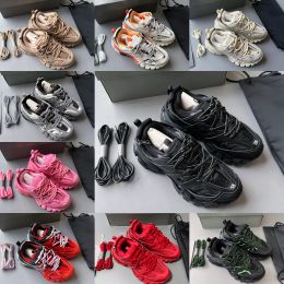 Ayakkabılar Tasarımcı Kadın Sneakers 3.0 Runner Trainers Erkek Moda Traienr Luxury Ylon Deri Strip Dantel Up Düşük Top Ayakkabı