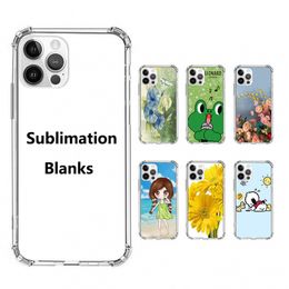 Air Shockproof Transparent Blank 2D Sublimation TPU Cell Phone Cases Aluminum Plate DIY Printing For iPhone 15 14 13 XS PRO MAX Sublimation Blank Phone case