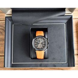 Y7ZN Elegant sports chronograph wrist watches Peta P 5968 White Gold Green Dial Men's Designer Luxury Style 1p Choser