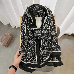 12% OFF 10% OFF scarf Korean version of new cotton linen for women's dual use students' warm autumn winter necklaces air conditioning shawls scarves and gauze outerwear