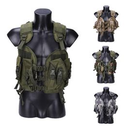 Hunting Jackets Seal Tactical Vest Camouflage Military Army Combat For Men War Game Outdoor Sport With Water Bag211G