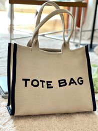 Top Quality TOTE BAG Designer Totes Women Handbags Nylon Canvas Leather Outfit Crossbody Shopping Bag Large Casual Beach Shoulder Bags Purses Black 3 Size