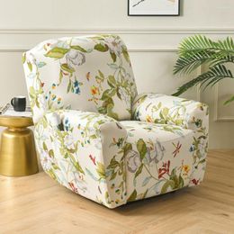 Chair Covers Flower Recliner Sofa Cover Armchair Case Anti-Dust Non-Slip Lazy Boy Solid Color Universal Seat