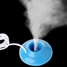 Humidifiers Portable Mini UFO Negative Ion Humidifier USB Air Humidifier Purifier Aroma Diffuser Steam for Home Purifier Diffuser Steam L230914