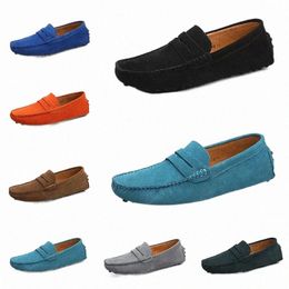 men casual shoes Espadrilles ocean navy brown wine red taupe green Sky Blue Burgundy mens sneakers outdoor jogging walking four V0k2#