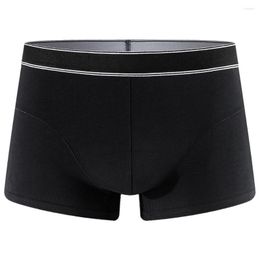 Underpants Sexy Men Ice Silk Boxer Silky Short Briefs Bugle Pouch Underwear Solid Thin Breathable Trunks Elasticity Soft