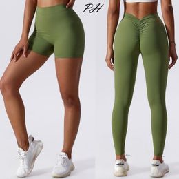 Active Pants Sexy Scrunch Leggings Breathable Tights Yoga Women Gym Sport Fitness Running Shorts 2023 Cycling Jogging
