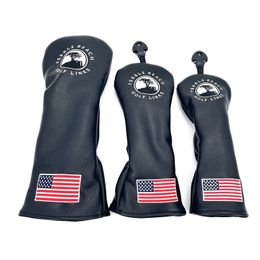 Other Golf Products Golf Small Tree pattern Driver Head Covers Fairway Wood Head Covers Hybrid Head Covers Putter Cover Pu Leather 230912