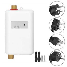 Home Heaters Tankless Water Heater 3000W Portable Mini Instant Electric Hot Water Heater System for Household Indoor Bathroom Kitchen Washing HKD230904