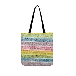 diy Cloth Tote Bags custom men women Cloth Bags clutch bags totes lady backpack professional fashion rainbow montage personalized couple gifts unique 37220