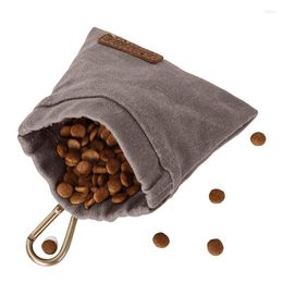 Dog Carrier Training Bag Treat Pouch With Carabiner Food Holder Elastic Shrink Band Easily Carries Pet Toys