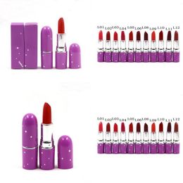 Lipstick Vegan Rouge Lip Stick Matte Great Pink Planet Easy To Wear Long-Lasting Natural Makeup Purple Lipsticks Drop Delivery Health Dhyrc