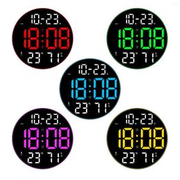 Wall Clocks Digital Clock Large Screen LED Desk For El Hall Apartment Cafe