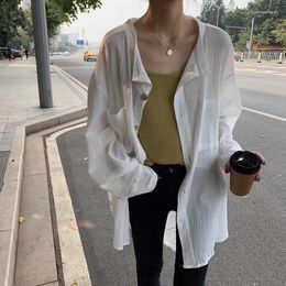 Women's Polos Summer Loose Sun Protection Thin Coat Retro Shirt For Women