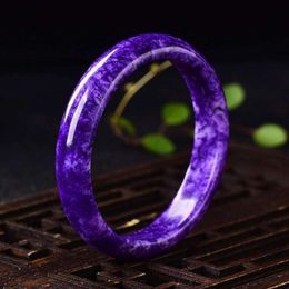 Natural High QualityAmethyst Bracelet Jadeite Jade Bangle