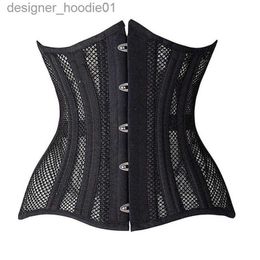 Women's Shapers Bustiers Corsets Sexy Underbust Corset Women Gothic Top Curve Shaper Breathable Slimming Belt Waist Trainer White Black L230914