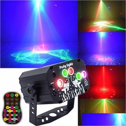 Laser Lighting Disco Light Party Dj With Remote Control Stage Lights Portable Sound Activated Ball Led Projector Lamp Indoor Outdoor C Dhzdi