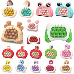 Numerous Style Squeeze Toy Cartoon Children Puzzle Challenge Game Machine Whack-a-mole Games Machin Push Toys Educational Toy Wholesale DHL/UPS