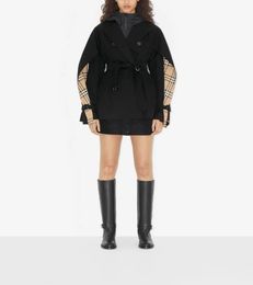 Damen Jacken Wollmäntel Oberbekleidung Gürtel Trench 23AW Blends Parkas Modejacke Psychic Elements Mantel Weiblich Lässige Damenbekleidung 4-farbig