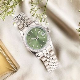 Luxury 41mm 36mm Designer Watch Automatic Mechanical Mens Womens Diamond Bezel Stainless Steel Women Lady Waterproof Luminous 2813 Movement Wrist Watches