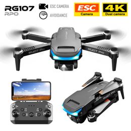 Cross -border RG107 UAV high -definition obstacle avoidance 4K dual -camera light current positioning electronic mirror remote control four -axis aircraft