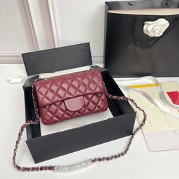 Designer Crossbody Bag Classic Flap Bag Lady Shoulder Handle Bags Leather Diamond Lattice Luxurys Designers Woman Handbag Cc Purse Chain Bags Genuine Leather