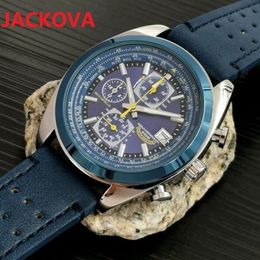 Top quality nice model quartz fashion mens watches stopwatch auto date big full functional popular casual fashion male gifts water2457