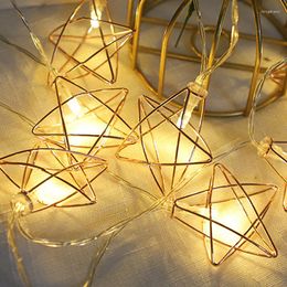 Strings Usb/Battery Operated Star String Lights Led Fairy Christmas Garland For Party Wedding Home Outdoor Patio Decoration