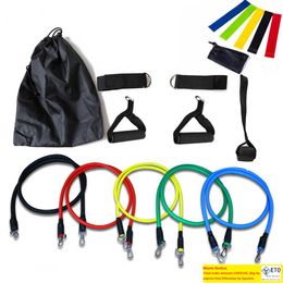 Fitness Equipment 11Pcs Resistance Bands Set Expander Rubber Band Stretch Training Physical Gym Equipment Rally D75088129 ZZ