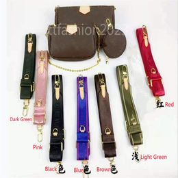 3 in 1 bag match straps 10A High Quality Designer Women bag handbag straps strap purse cross body shoulder bags whole discoun256e
