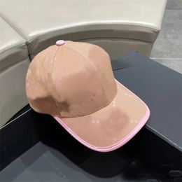 Luxury hat designer embroidered letter baseball cap female summer casual casquette simple fitted hats for mens simple dome solid Colour casual accessories