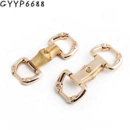 Bag Parts Accessories 2-10-30PCS Bamboo Hanger Connector For Bags Handbag Shoulder Clasps Leather Strap Clip Buckles Decorative Hardware Accessories 230914