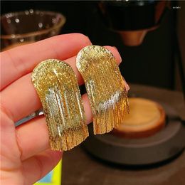 Dangle Earrings High Quality Fashion Statement Earring Long Bling Tassel For Women Female Wedding Pendant Jewellery Gifts E700