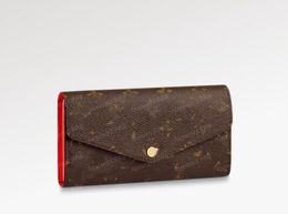 High Quality 10A designer bags wallets luxury empreinte purse sarah clutch bags flower letter coin purses men women plaid card holder Original box dust bag 60531